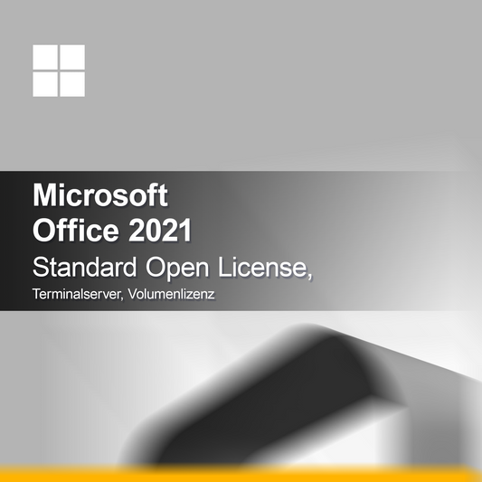 Microsoft Office 2021 Standard Open License, Terminalserver, Volumenlicens