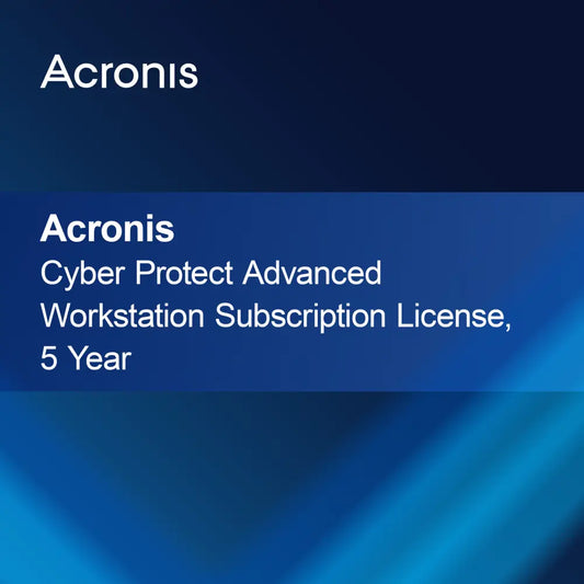 Άδεια Συνδρομής Acronis Cyber Protect Advanced Workstation, 5 Έτη