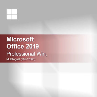 Microsoft Office 2019 Professionnel Win, Multilingue (269-17068)