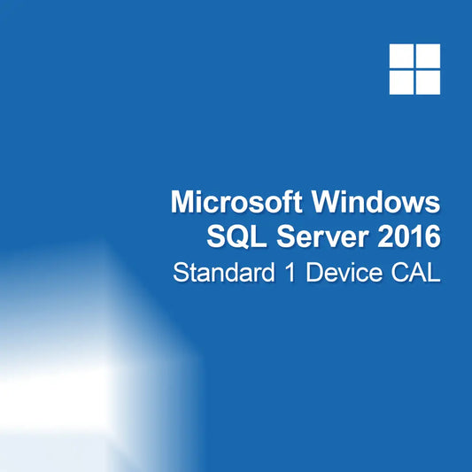 Microsoft SQL Server 2016 Standard 1 dispozitiv CAL