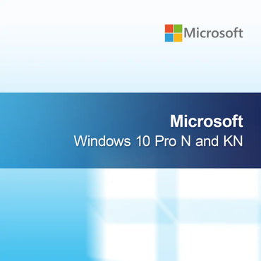 Microsoft Windows 10 Pro N and KN