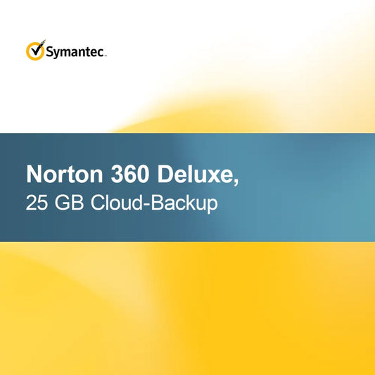Norton 360 Deluxe, 25 GB di backup cloud