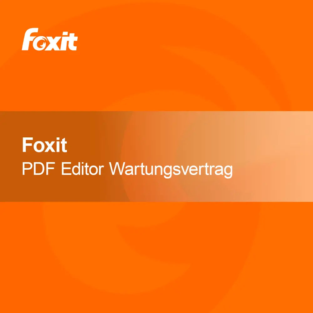 Foxit PDF Editor + Договор за поддръжка